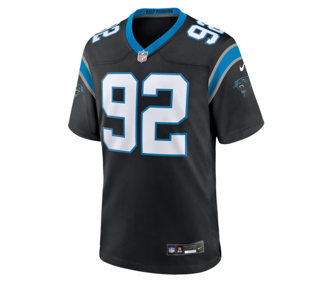 Cam Jackson Carolina Panthers Nike Team Game Jersey Black