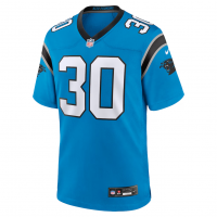 Chuba Hubbard Carolina Panthers Nike Alternate Game Jersey Blue