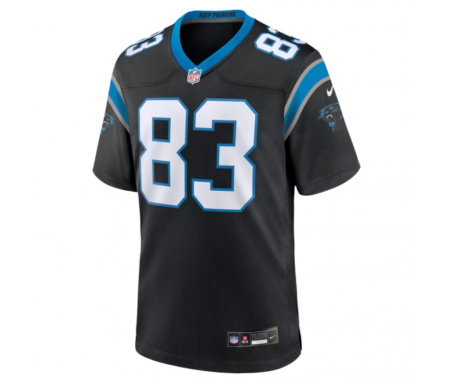David Moore Carolina Panthers Nike Game Jersey Black