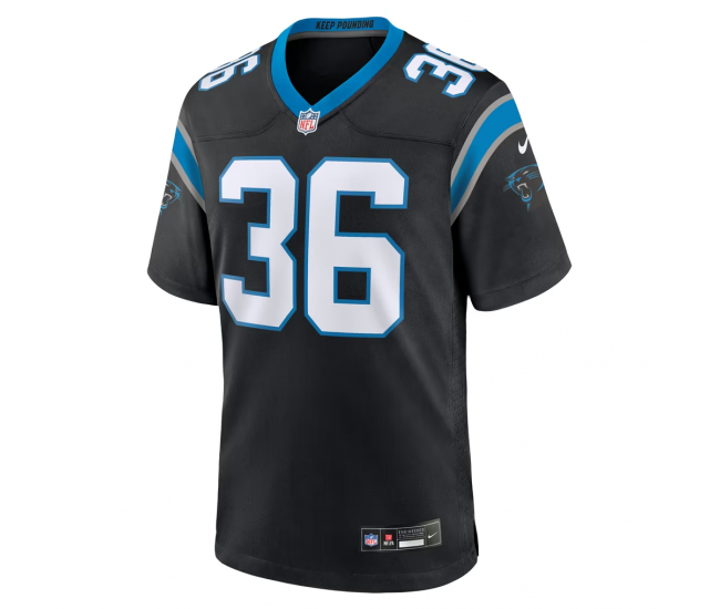 Demani Richardson Carolina Panthers Nike Team Game Jersey Black