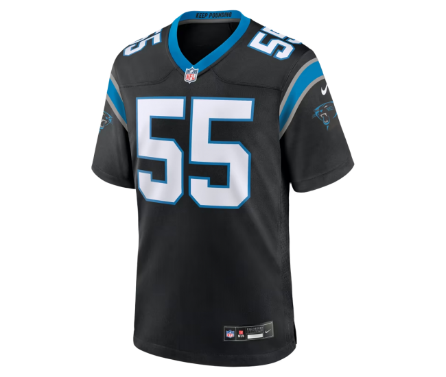 Devin Lloyd Carolina Panthers Nike Team Game Jersey Black