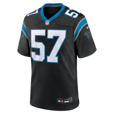 Monroe Freeling Carolina Panthers Nike Team Game Jersey Black