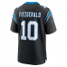 Ryan Fitzgerald Carolina Panthers Nike Team Game Jersey Black