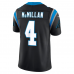 Tetairoa McMillan Carolina Panthers Nike Team Vapor F.U.S.E. Stitched Limited Jersey Black