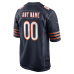Chicago Bears Nike Custom Game Jersey Navy