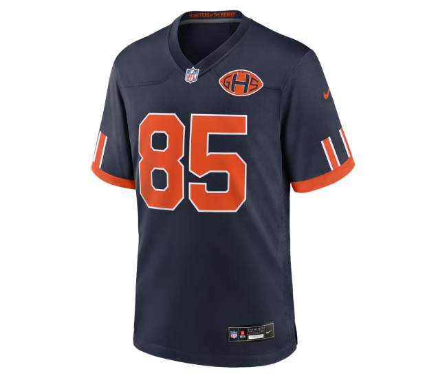 Cole Kmet Chicago Bears Nike 2026 Rivalries Collection Game Jersey Navy