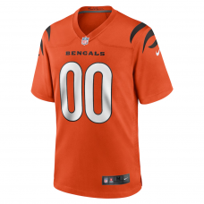 Cincinnati Bengals Nike Alternate Game Custom Jersey Orange Cincinnati Bengals Nike Alternate Game Custom Jersey Orange
