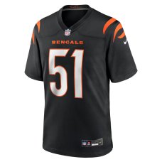 Isaiah Foskey Cincinnati Bengals Nike Team Game Jersey Black Isaiah Foskey Cincinnati Bengals Nike Team Game Jersey Black