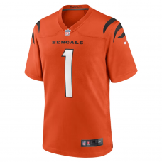 Ja'Marr Chase Cincinnati Bengals Nike Alternate Game Jersey Orange Ja'Marr Chase Cincinnati Bengals Nike Alternate Game Jersey Orange