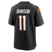 Josh Johnson Cincinnati Bengals Nike Team Game Jersey Black