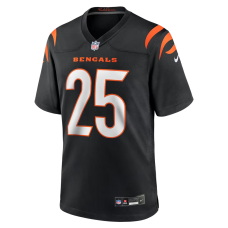 Tahj Brooks Cincinnati Bengals Nike Team Game Jersey Black Tahj Brooks Cincinnati Bengals Nike Team Game Jersey Black