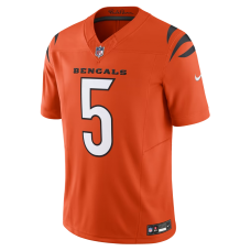 Tee Higgins Cincinnati Bengals Nike Vapor F.U.S.E. Limited Jersey Orange