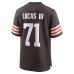 Cornelius Lucas Cleveland Browns Nike Team Game Jersey Brown