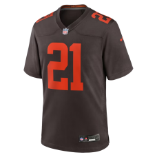 Denzel Ward Cleveland Browns Nike Alpha Dawg Game Jersey Brown Denzel Ward Cleveland Browns Nike Alpha Dawg Game Jersey Brown