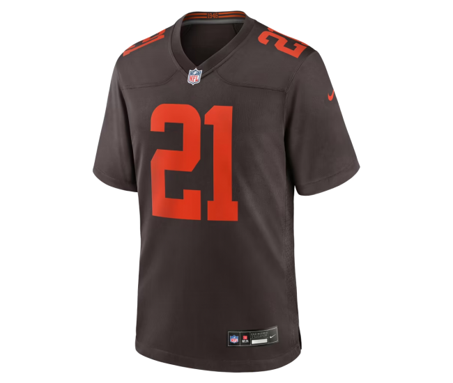 Denzel Ward Cleveland Browns Nike Alpha Dawg Game Jersey Brown