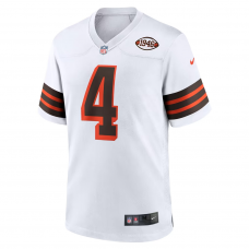 Deshaun Watson Cleveland Browns Nike Alternate Game Jersey White Deshaun Watson Cleveland Browns Nike Alternate Game Jersey White