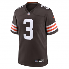 Jerry Jeudy Cleveland Browns Nike Game Jersey Brown Jerry Jeudy Cleveland Browns Nike Game Jersey Brown