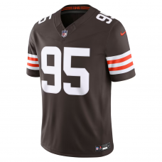 Myles Garrett Cleveland Browns Nike Team Vapor F.U.S.E. Stitched Limited Jersey Brown Myles Garrett Cleveland Browns Nike Team Vapor F.U.S.E. Stitched Limited Jersey Brown