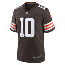Quinshon Judkins Cleveland Browns Nike 2025 NFL Draft Game Jersey Brown Quinshon Judkins Cleveland Browns Nike 2025 NFL Draft Game Jersey Brown