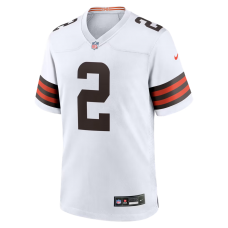 Shedeur Sanders Cleveland Browns Nike Game Jersey White Shedeur Sanders Cleveland Browns Nike Game Jersey White
