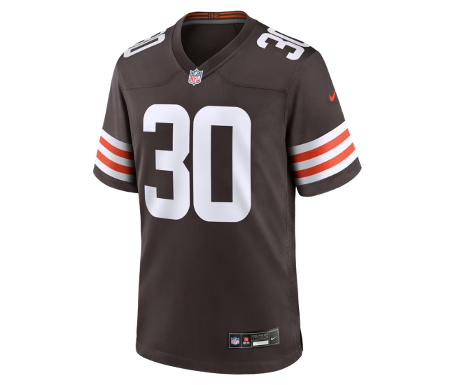 Zion Washington Cleveland Browns Nike Team Game Jersey Brown