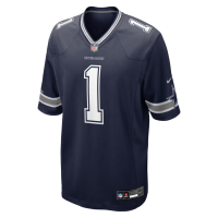 Number 1 Groom Dallas Cowboys Nike Game Jersey Navy