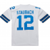 Roger Staubach Dallas Cowboys 1975 Mitchell & Ness Authentic Throwback Retired Player Jersey White