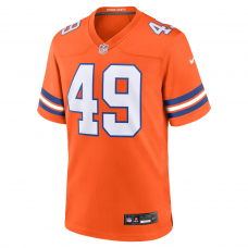 Alex Singleton Denver Broncos Nike Alternate Game Jersey Orange Alex Singleton Denver Broncos Nike Alternate Game Jersey Orange