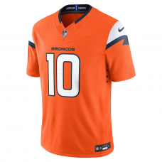 Bo Nix Denver Broncos Nike Team Vapor F.U.S.E. Stitched Limited Jersey Orange Bo Nix Denver Broncos Nike Team Vapor F.U.S.E. Stitched Limited Jersey Orange