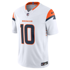 Bo Nix Denver Broncos Nike Vapor F.U.S.E. Stitched Limited Jersey White Bo Nix Denver Broncos Nike Vapor F.U.S.E. Stitched Limited Jersey White