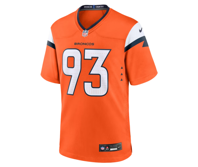 D.J. Jones Denver Broncos Nike Team Game Jersey Orange