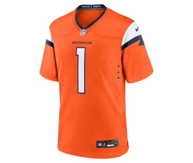 Denver Broncos Nike 1 Dad Game Jersey Orange
