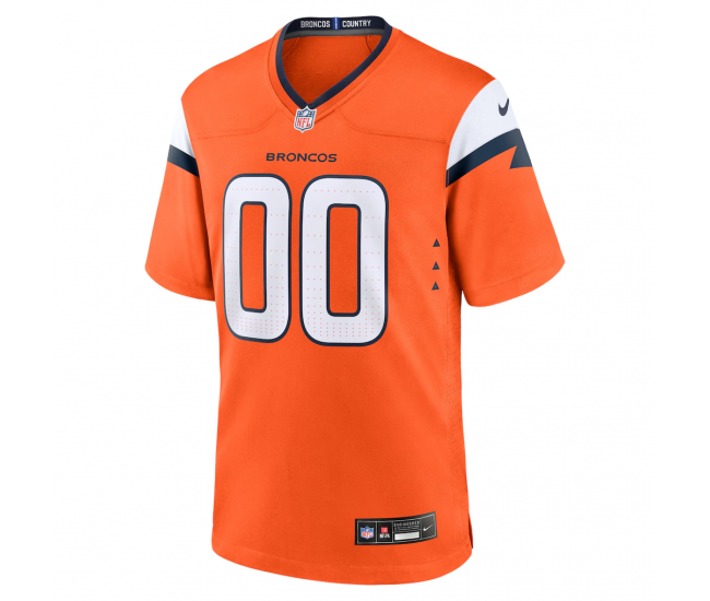 Denver Broncos Nike Team Custom Game Jersey Orange