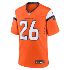Devon Key Denver Broncos Nike Team Game Jersey Orange