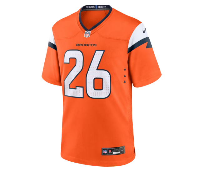 Devon Key Denver Broncos Nike Team Game Jersey Orange