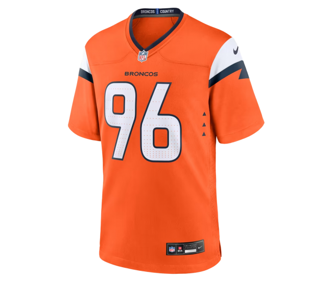 Eyioma Uwazurike Denver Broncos Nike Team Game Jersey Orange