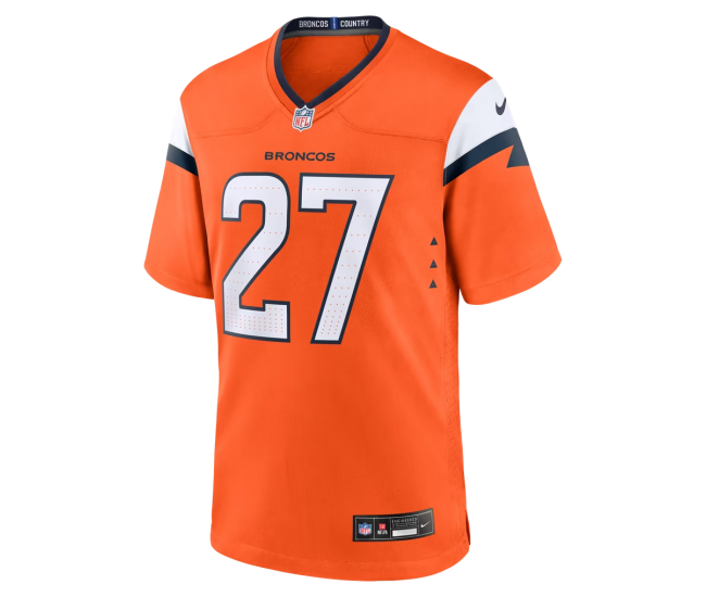 J.K. Dobbins Denver Broncos Nike Team Game Jersey Orange