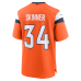 JL Skinner Denver Broncos Nike Team Game Jersey Orange