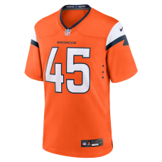 Nate Adkins Denver Broncos Nike Team Game Jersey Orange