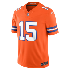 Nik Bonitto Denver Broncos Nike Alternate Mile High Collection 1977 Throwback Vapor F.U.S.E. Stitched Limited Jersey Orange