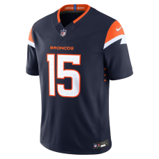 Nik Bonitto Denver Broncos Nike Alternate Vapor F.U.S.E. Stitched Limited Jersey Navy