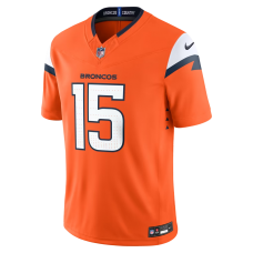 Nik Bonitto Denver Broncos Nike Team Vapor F.U.S.E. Stitched Limited Jersey Orange