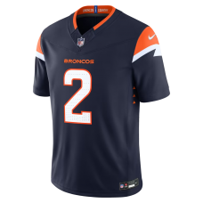 Pat Surtain II Denver Broncos Nike Alternate Vapor F.U.S.E. Stitched Limited Jersey Navy