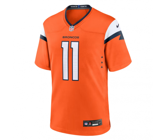 Troy Franklin Denver Broncos Nike Team Game Jersey Orange