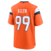 Zach Allen Denver Broncos Nike Team Game Jersey Orange