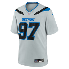 Aidan Hutchinson Detroit Lions Nike 2026 Rivalries Collection Game Jersey Silver Aidan Hutchinson Detroit Lions Nike 2026 Rivalries Collection Game Jersey Silver