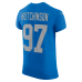 Aidan Hutchinson Detroit Lions Nike Alternate Vapor F.U.S.E. Elite Jersey Blue
