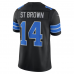 Amon-Ra St. Brown Detroit Lions Nike Alternate Vapor F.U.S.E. Stitched Limited Jersey Black