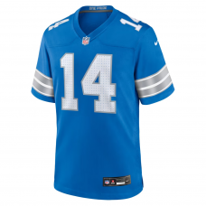 Amon-Ra St. Brown Detroit Lions Nike Game Jersey Blue Amon-Ra St. Brown Detroit Lions Nike Game Jersey Blue