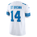 Amon-Ra St. Brown Detroit Lions Nike Vapor F.U.S.E. Stitched Limited Jersey White